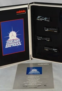 Z Scale Marklin 8116 STARLIGHT EXPRESS "GREASEBALL SET #2086/5000 LNIB Led - Picture 1 of 10