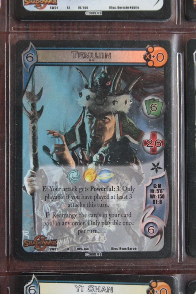 Universal Fighting System ShadowWar Promo **Temujin** Set SW01 - Image 1 of 1