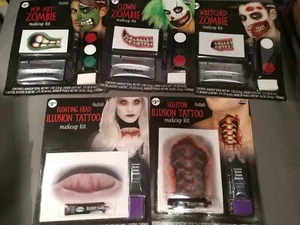 Fun World Makeup Kit NEW! Halloween Zombie - You choose which ones you want - Picture 1 of 11