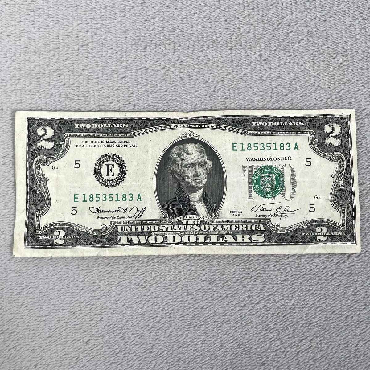 Circulated $2 1976 US Federal Reserve Small Notes for sale | eBay