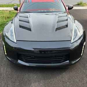 Carbon Fiber Vented Bonnet Hood for Nissan 370Z Z34 2009-2021 - Picture 1 of 8