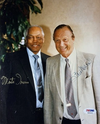 Stan Musial & Monte Irvin signed 8x10 photo  - PSA/DNA Authenticated - Image 1 of 4