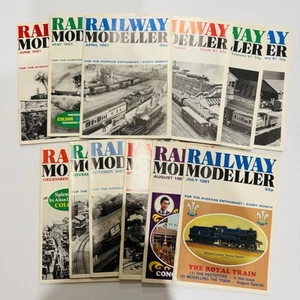 Continental Modeller Magazine 1981 Full Year Set x12 Vintage Railway Issues - Picture 1 of 4