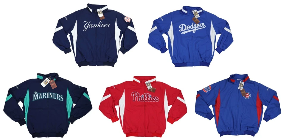 Mitchell & Ness MLB Big & Tall Jacket NWT Cubs Phillies Dodgers Yankees Mariners - Image 1 of 2