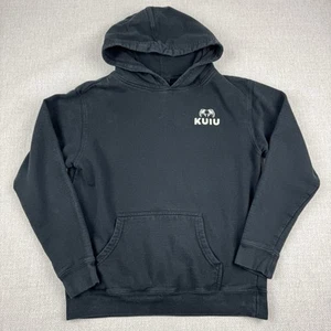 KUIU Hoodie Youth Boys Large Black Pullover Ultralight Hunting Ram Casual - Picture 1 of 11