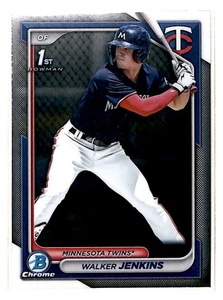 2024 Bowman Chrome Prospects Walker Jenkins RC Minnesota Twins #BCP-43 - Picture 1 of 2
