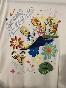 Disney Parks Epcot Mexico Three Caballeros Saludos Amigos Shirt 3XL NEW W/O TAGS - Picture 1 of 5
