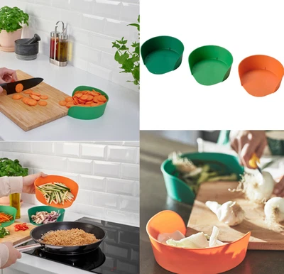 Set Of 3 IKEA UPPFYLLD Preparation Bowl, Mixed Colours, 7" , 18 cm Brand NEW - Image 1 of 4