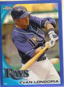 2010 Topps Chrome Blue Refactor Evan Longoria  Diamondbacks - Picture 1 of 1