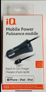 iQ Mobile Power Rapid In-Car Charger for iPhone/iPod/iPad NEW - Picture 1 of 4