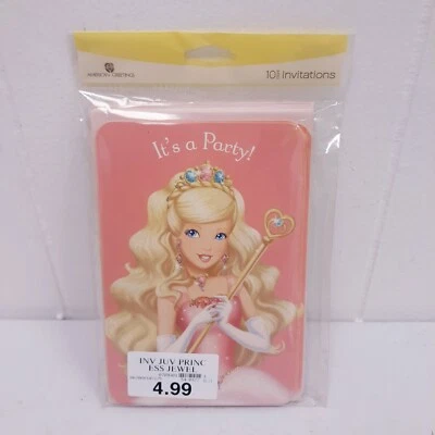 American Greetings принцесса "Это вечеринка!" 10 приглашений бесплатная доставка  - Изображение 1 из 4