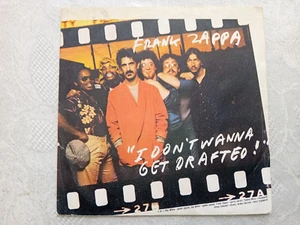FRANK ZAPPA.I DON'T WANNA BE DRAFTED.7" SINGLE ITALIAN PRESS.EX/VG+. - Picture 1 of 4