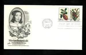 US FDC #3126-3127 Artcraft 1997 Washington DC Merian Botanical Plants - Picture 1 of 2