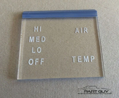 LENTE DE CONTROL DE CALENTADOR 64-67 GTO LeMans calor sin aire acondicionado Pontiac Tempest 65 66 1967 1966 Foto 1 de 4