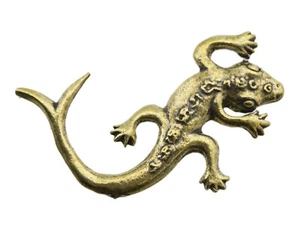Thai Amulet - Miniature Figurine Gecko Lizard Thai 1175 J28 - Picture 1 of 2