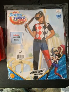 DC Super Hero Mädchen Harley Quinn Kinderkostüm klein (Größe 4-6) - Bild 1 von 2