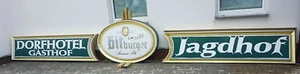 Leuchtreklame Bitburger Premium Pils Dorfhotel Gasthof Jagdhof Schild 6,30m.Lief - Bild 1 von 11