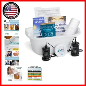 Detox Foot Spa Bath Machine with 20 Liners & 12QT Basin - Revitalize Naturally - Picture 1 of 8