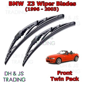 (96-03) For BMW Z3 Front Wiper Blades Windscreen 2x 20" Hook Type Wipers - Picture 1 of 1