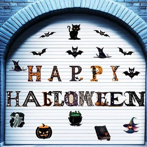 29Pcs Halloween Garage Door Decorations Magnets for Garage Door Car Refrigerator - Picture 1 of 7