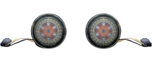 ProBEAM Ámbar/Blanco LED Dynamic Ringz™ HARLEY TOURING SPORTSTER SOFTAIL DYNA FXR - Imagen 1 de 3