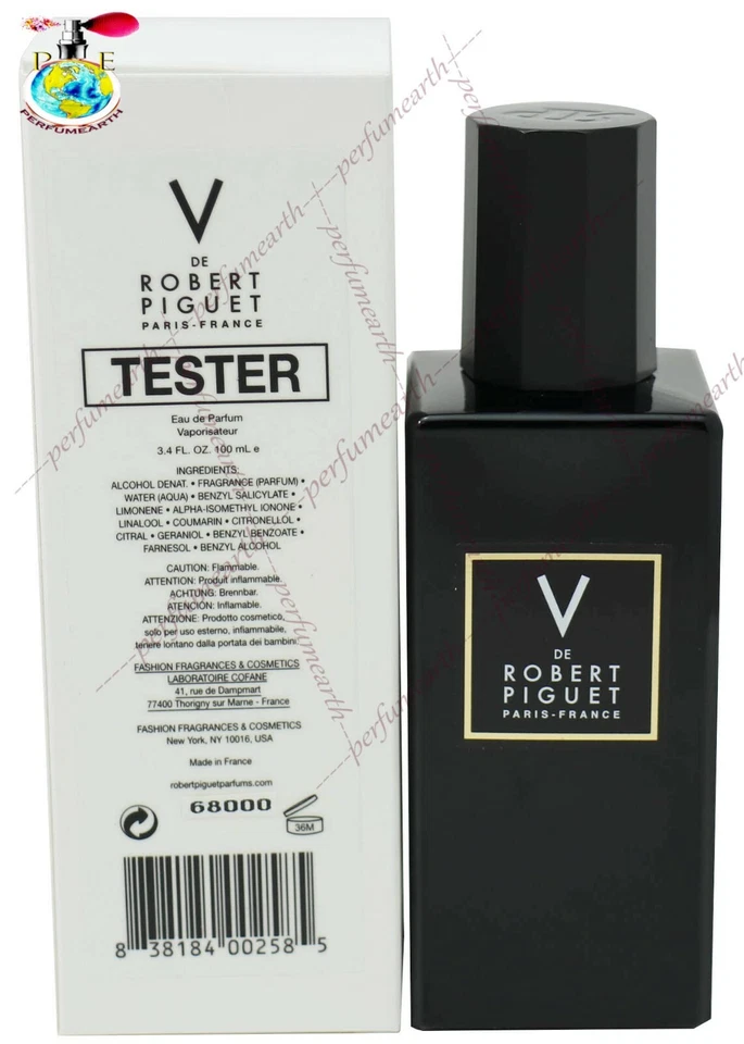V By Robert Piguet Edp Spray 3.4/3.3 oz/100ml Nuevo Igual que en la Imagen Foto 1 de 1