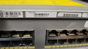 Cisco WS-C4900M 4900M Switch Chassis w/ WS-X4920-GB-RJ45 2xPSU Delivery 2-7 days - Picture 1 of 8