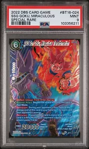 SSG Son Goku, Miraculous Transformation BT16-024 PSA 9 - Picture 1 of 2