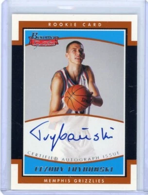 2002-03 Bowman Signature Rookie Autograph #SE-CT Cezary Trybanski No 512 of 999 - Image 1 of 2