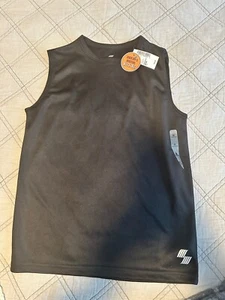 Children’s Place Boys Sleeveless Black Shirt Size M 7/8 - Picture 1 of 3