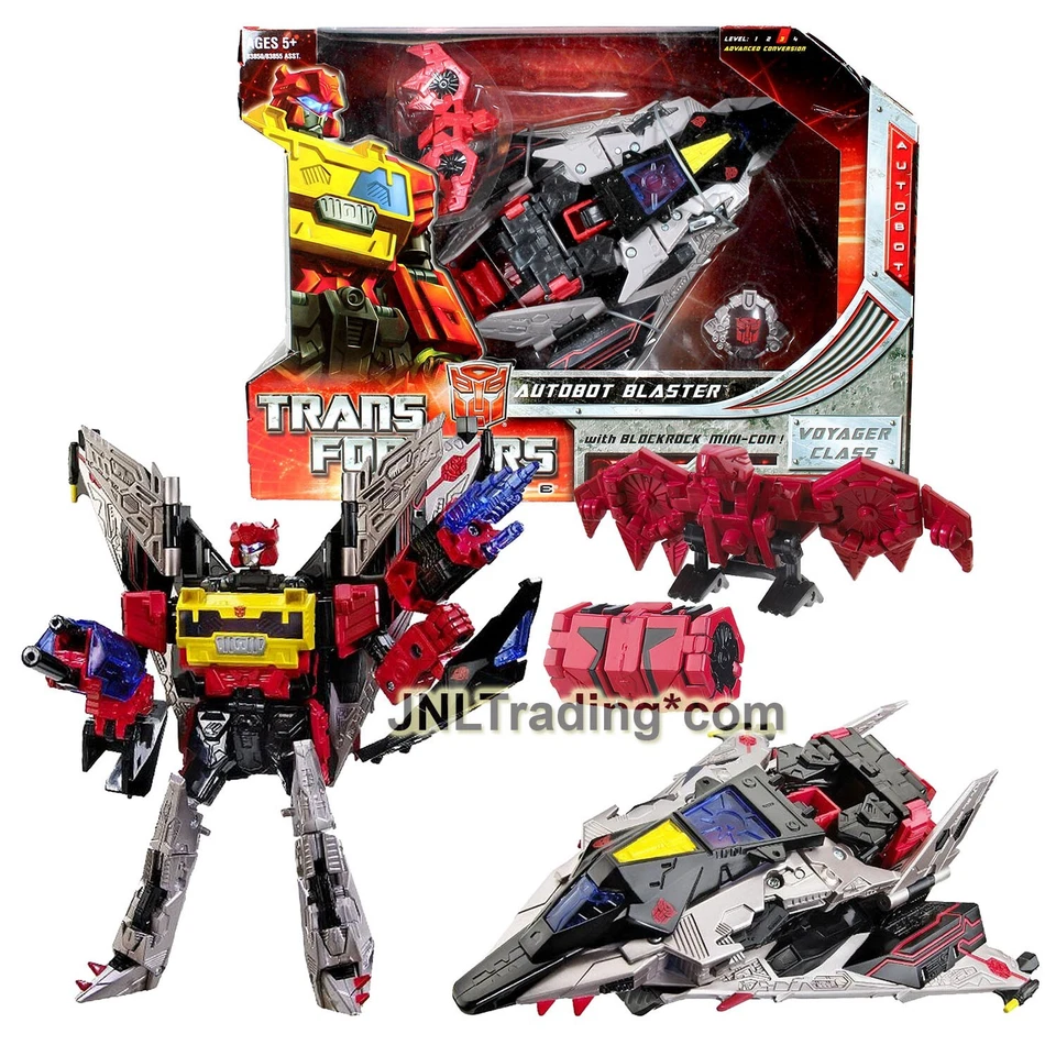 Yr 2008 Transformers Universe Voyager Class 7" Figure AUTOBOT BLASTER Bomber Jet - Image 1 of 1