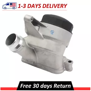 Fits 2006-2013 BMW X3 X1 E82 528i Engine Oil Filter Housing w/o Oil Cooler - Picture 1 of 5