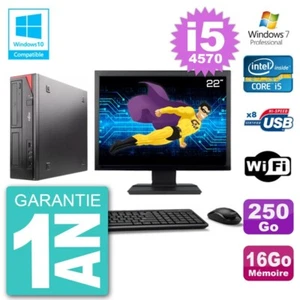 PC Fujitsu Esprimo E520 Bildschirm 22 " i5-4570 RAM 16Go 250Go Dvd-Brenner Wifi - Bild 1 von 1