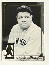 1995 Megacards #10 -"No One Hit'em More Often - BABE RUTH - YANKEES - MINT