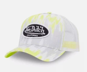 DE DUTCH 90 TIE & DYE CAP VIBRA - BLANCO/AMARILLO *100% AUTÉNTICO* - Imagen 1 de 4