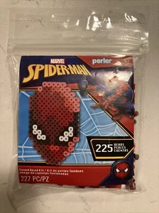 Perler Bead Kit Spiderman 225 Beads Superhero - Picture 1 of 2