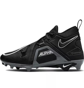 Nike Mens Nike Alpha Menace Pro 3 Black Football Shoes CT6649-010 Size 12.5 - Picture 1 of 8