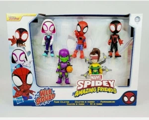 NEW Marvel Spidey And His Amazing Friends Web Squad 5 Action Figure Collection - Picture 1 of 5