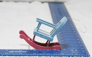 ENESCO wood Rocking Chair Christmas ornament - Picture 1 of 7