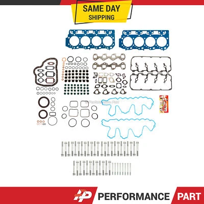 Conjunto completo de junta 0,047" parafusos de cabeça grossa ajuste 04-10 Chevrolet DURAMAX GM 6,6L - Imagem 1 de 4
