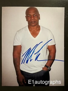 Mike Tyson signed 8x10 Photo - Rare Exact Proof. Boxing Champ - Picture 1 of 3