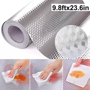Peel & Stick Aluminum Foil Contact Paper Self Adhesive Countertop Wallpaper - Picture 1 of 15