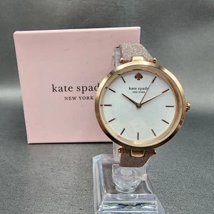 Kate Spade Holland Watch Women 34mm White Dial Rose Gold Tone Round ksw9042 - Picture 1 of 13