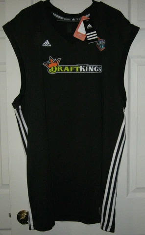 WNBA-WOMEN'S BASKETBALL-NEW YORK LIBERTY-SLEEVELESS SHIRT-2XL-DRAFT KINGS-BLACK Cover