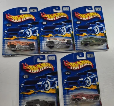 Hot Wheels 2001 Metrorail Nash Metropolitan LOT 5 SCRAPHEADS FIRST EDITION - Image 1 of 4