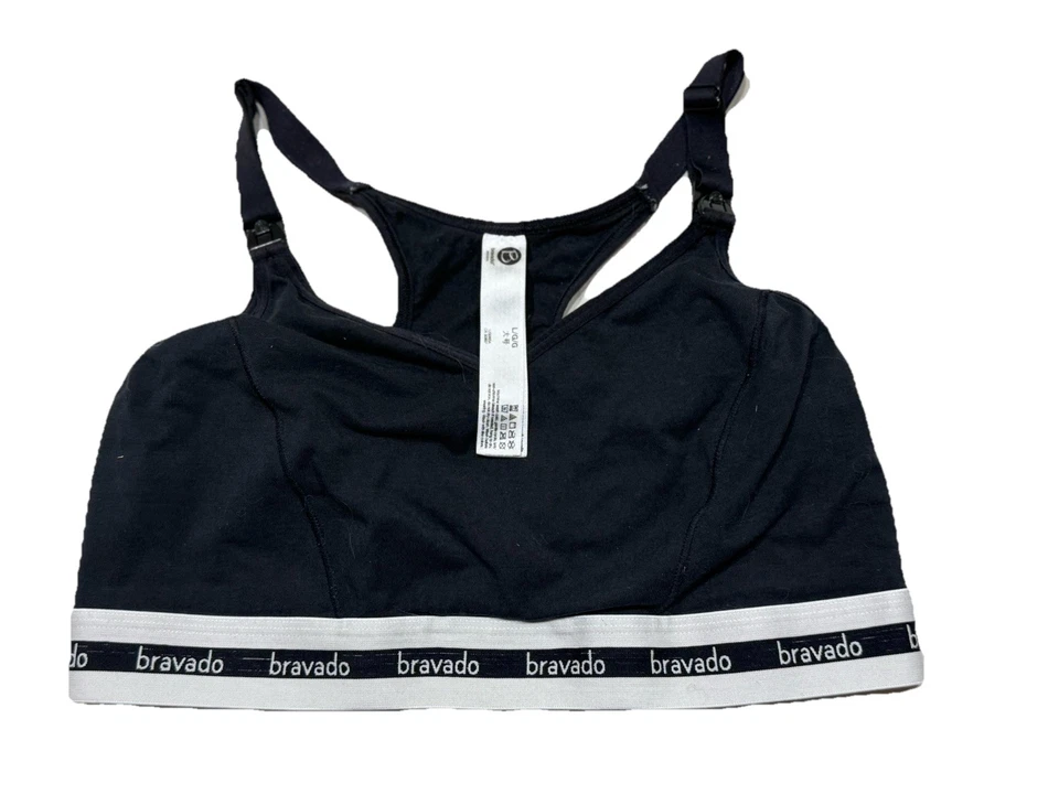 Bravado  Women No wire lined Maternity Nursing Bra size L 2 Pairs Black - Image 1 of 4
