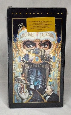Michael Jackson Vintage VHS Dangerous, The Short Films 1993  SEALED  - Image 1 of 3