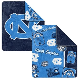North Carolina Tar Heels 50" x 60" Dream Weave Throw Blanket - Picture 1 of 3