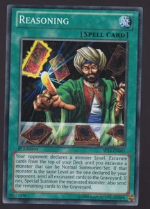 Reasoning Common SPELL 1st Edition Star Pack 2014 Yugioh Trading Card TCG - Picture 1 of 1