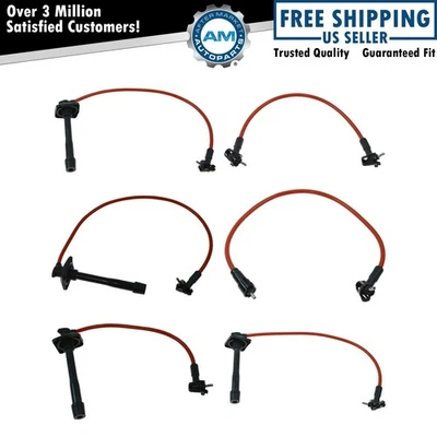 Juego de cables de bujía de encendido para 92-99 97 Toyota Camry Celica MR2 Rav4 2,2 L Foto 1 de 4